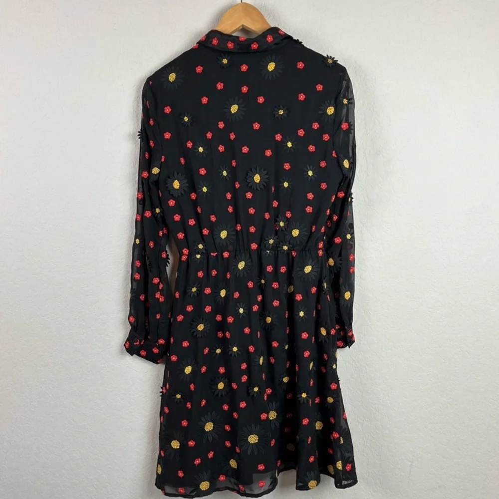 Alice + Olivia Dress Enid Floral Embroidered Appliqué - Picture 10 of 14